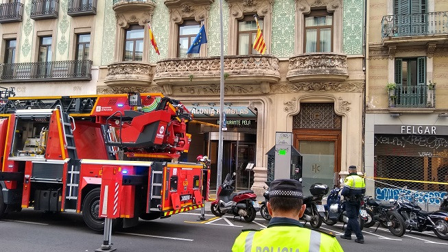 Incendio Hotel Catalonia Barcelona 6