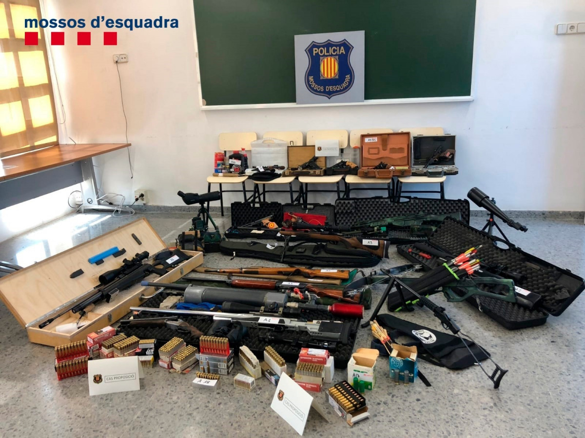 Casa del francotirador que planeaba atentar contra Sánchez