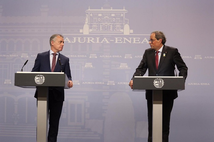 Torra con Urkullu