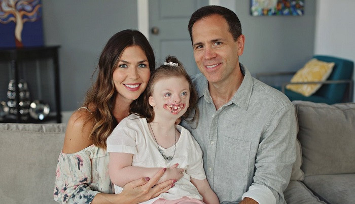La hija de Natalie, de nueve au00f1os de edad, sufre del su00edndrome de Rett