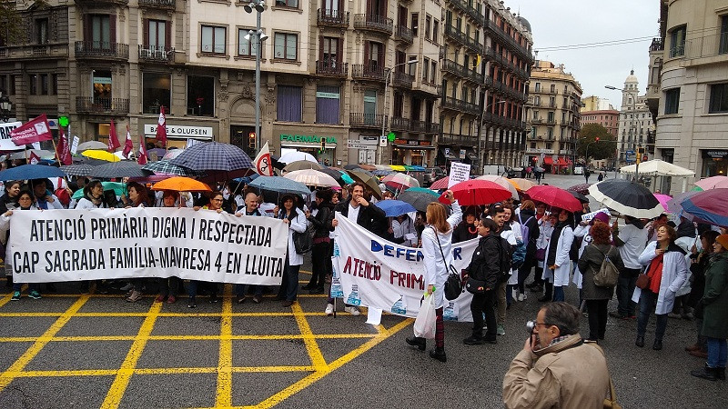 Huelga Mu00e9dicos Barcelona