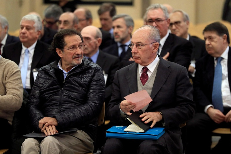 Rodrigo Rato en el juicio por la salida a Bolsa de Bankia