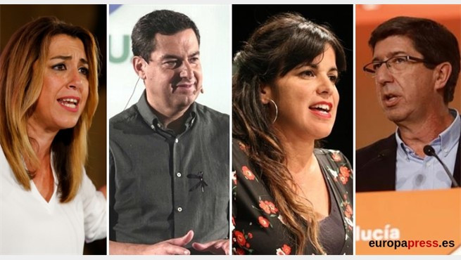 Candidatos de las elecciones en Andalucía