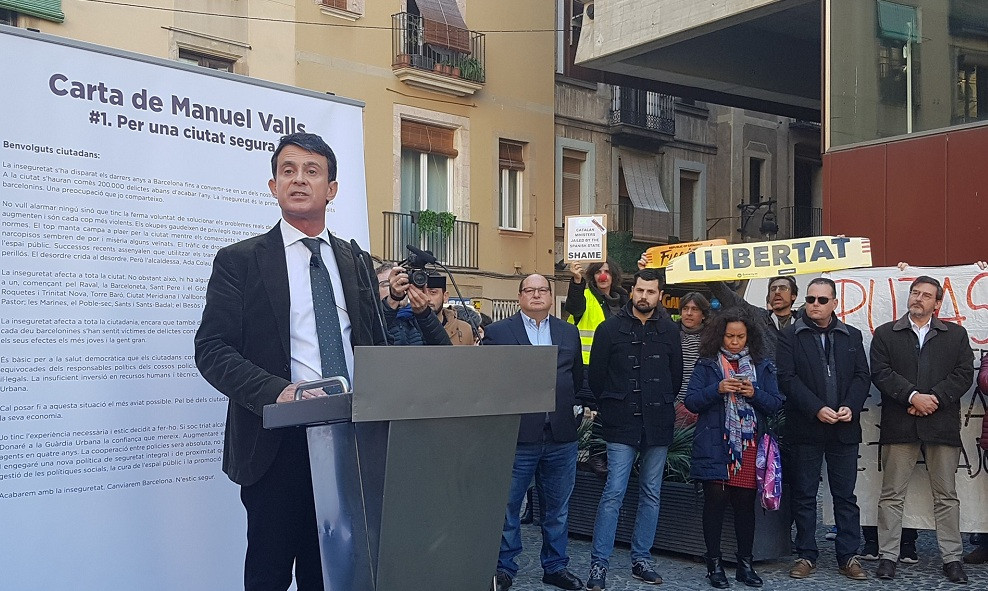 Valls en el Raval