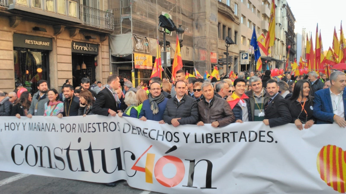 Manifestación barcelona constitución