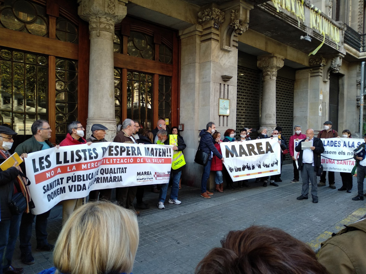 Manifestación listas de espera