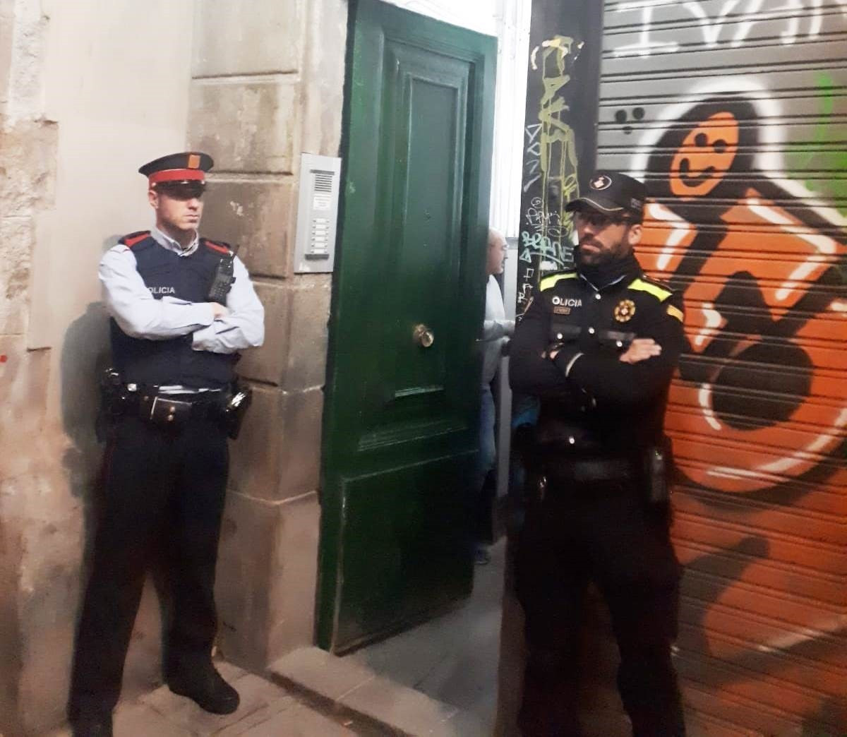 Detenciones Gòtic Mossos Urbana