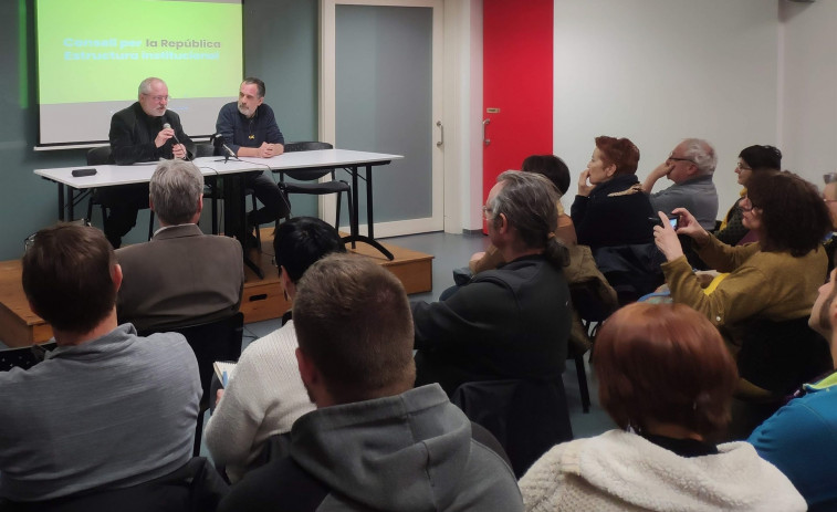 El exconseller Lluís Puig presenta el Consell per la República en Perpignan