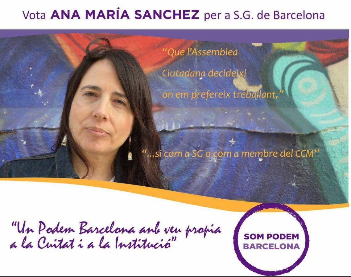 Ana maría podemos barcelona