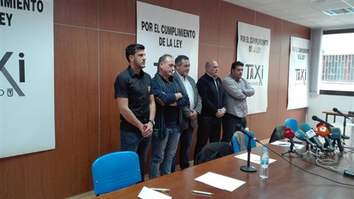 Taxistas de madrid huelga