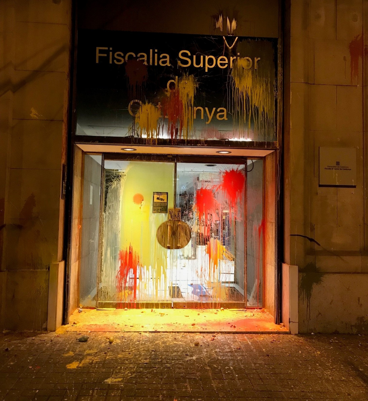 Pintura fachada fiscalía superior