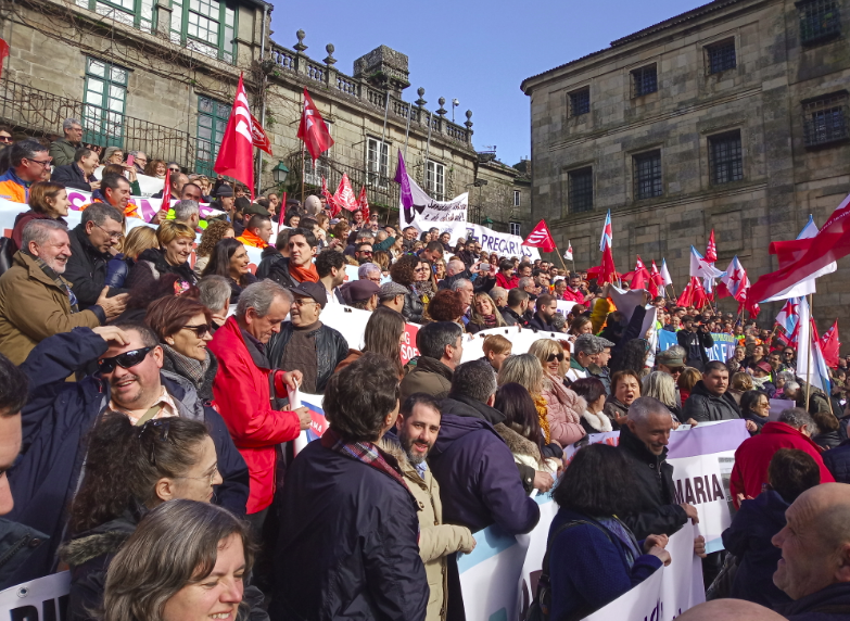 Manifestación sanidad gallega