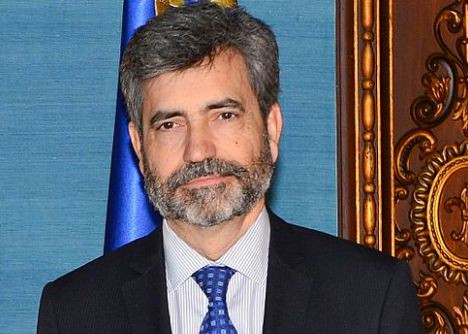 Carlos lesmes presidente del Consejo General del Poder Judicial