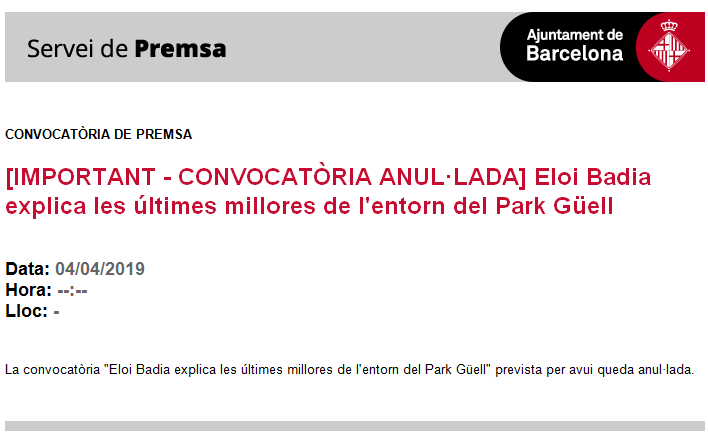 Anulaciu00f3n acto park gu00fcell