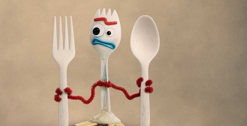 Forky personaje disney