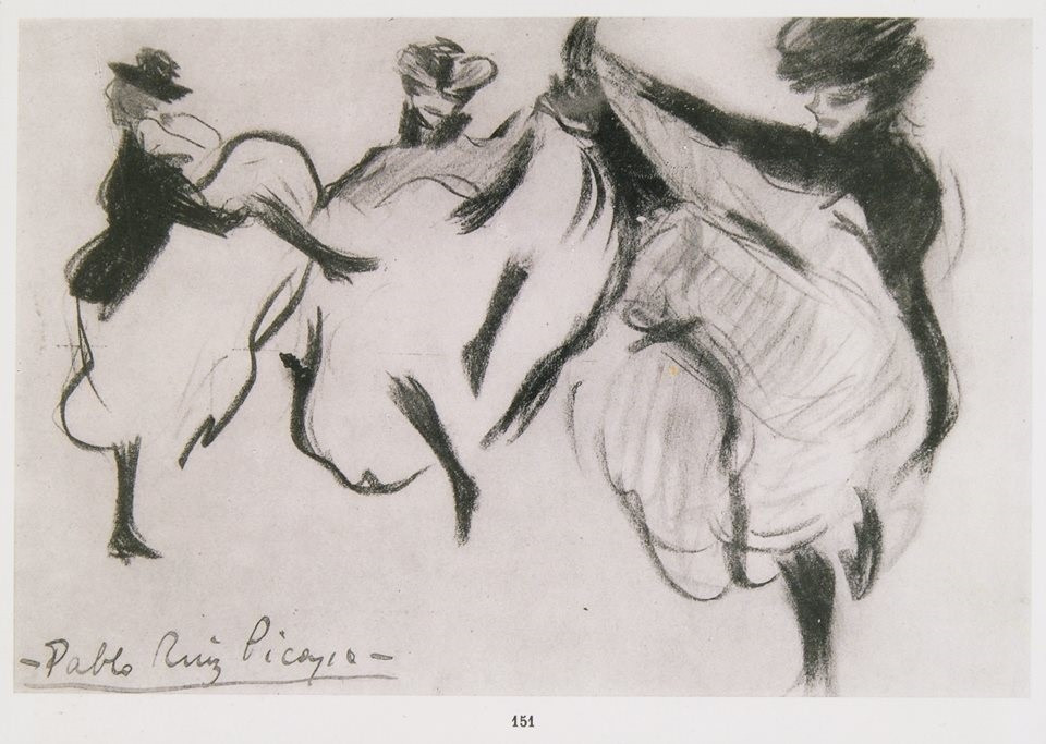 Dibujo picasso cau ferrat