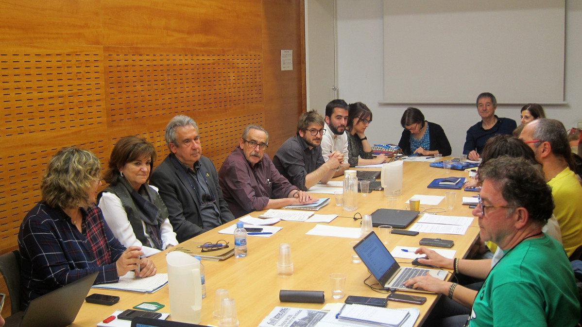 Sindicatos reunidos en conselleria educació