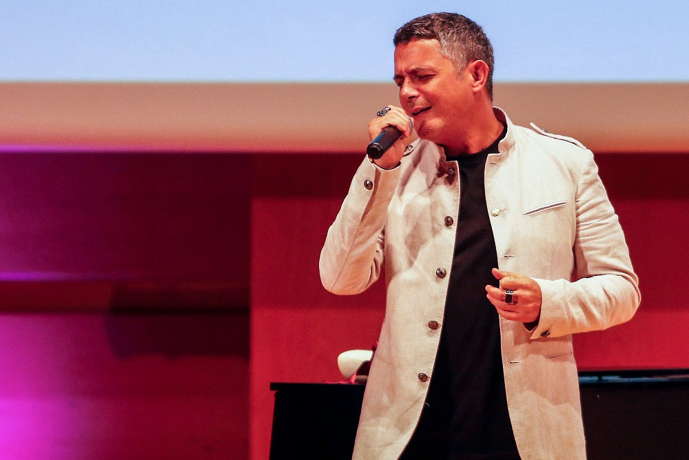 El cantante Alejandro Sanz