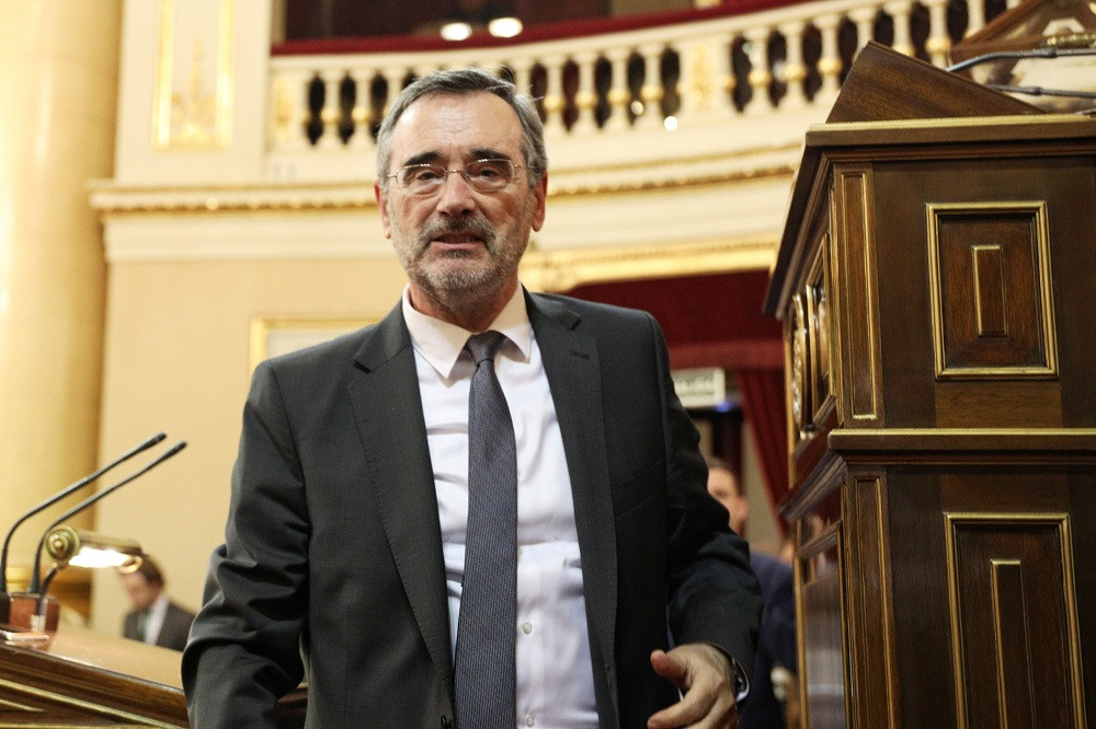 El presidente del Senado Manuel Cruz (PSOE)