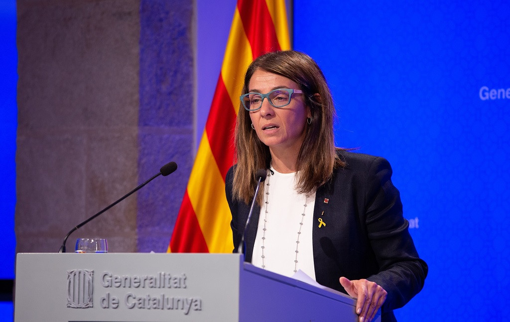 La portavoz del Govern, Meritxell Budó