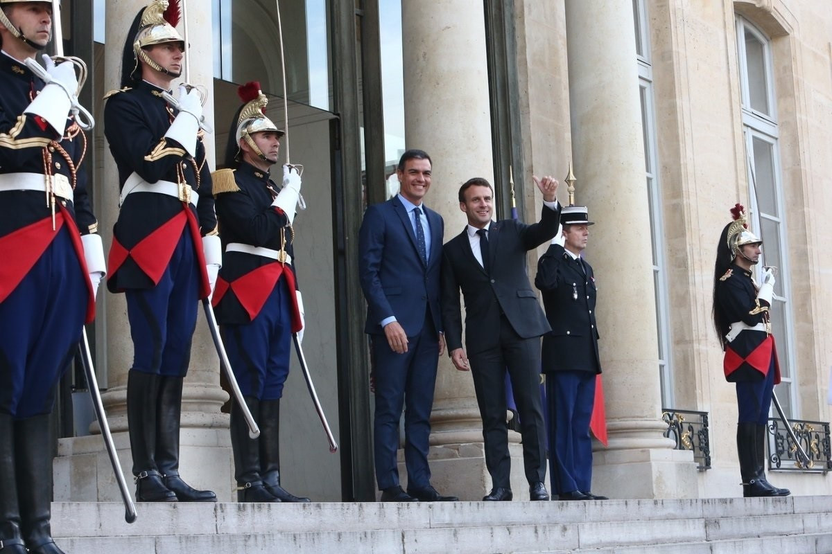 Sanchez con macron