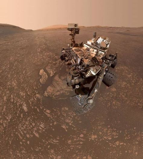 El selfie del rover Curiosity desde Marte