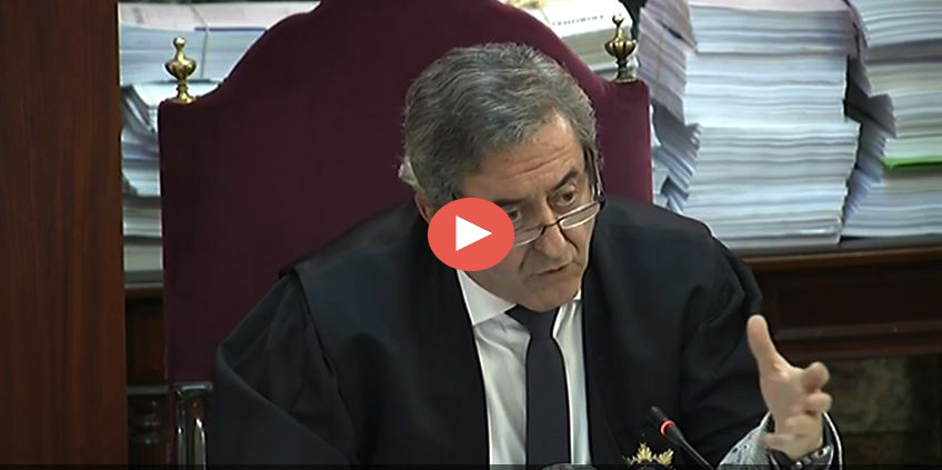 El fiscal Javier Zaragoza video