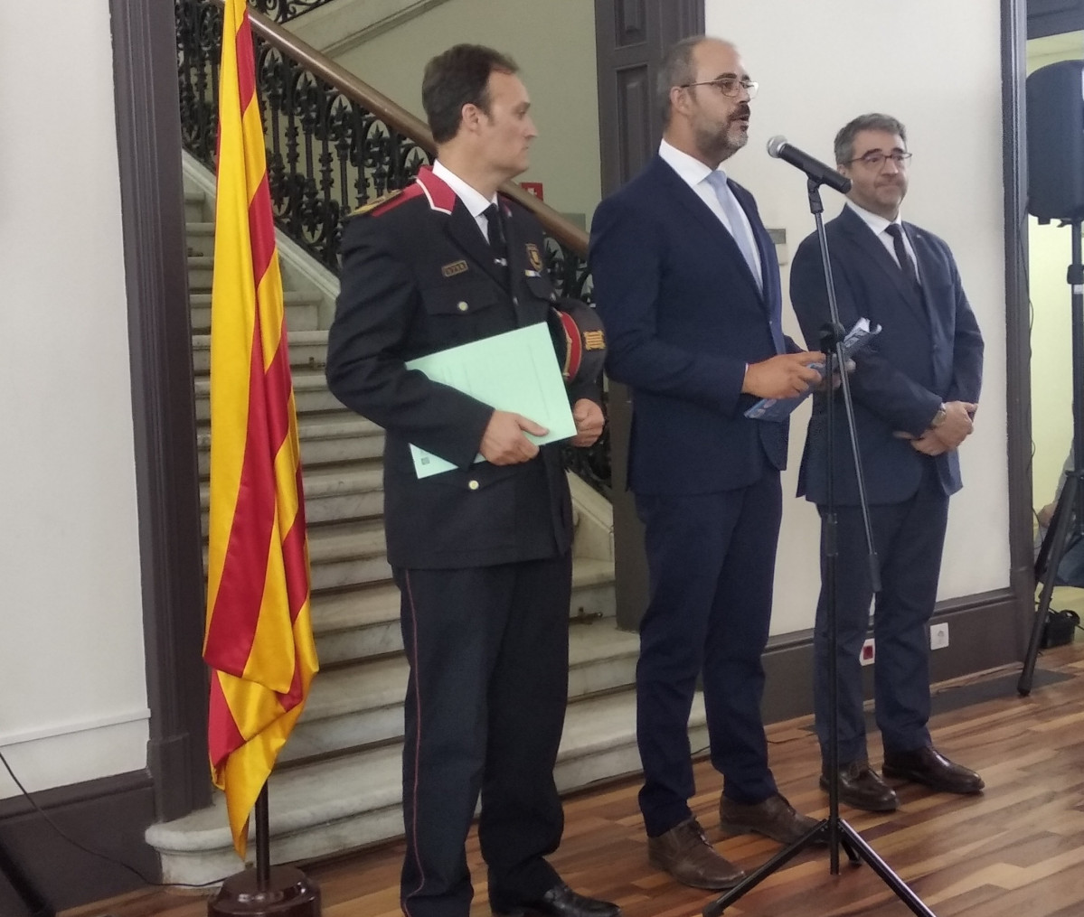 Eduard Sallent, Miquel Buch y Miquel Esquius