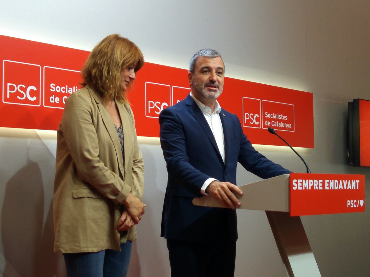 Laia Bonet y Jaume Collboni