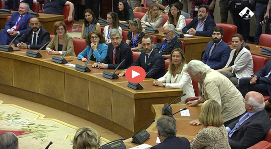 Eurodiputados acatan la CE con la ausencia de Puigdemont video