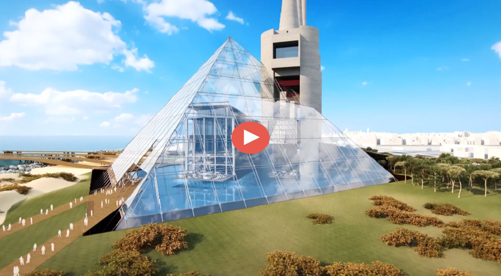 Un promotor egipcio propone construir una pirámide de cristal en Sant Adrià de Besòs video
