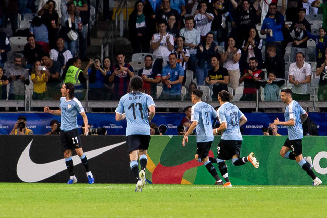 UruguaicontraEquadoralaCopaAmrica
