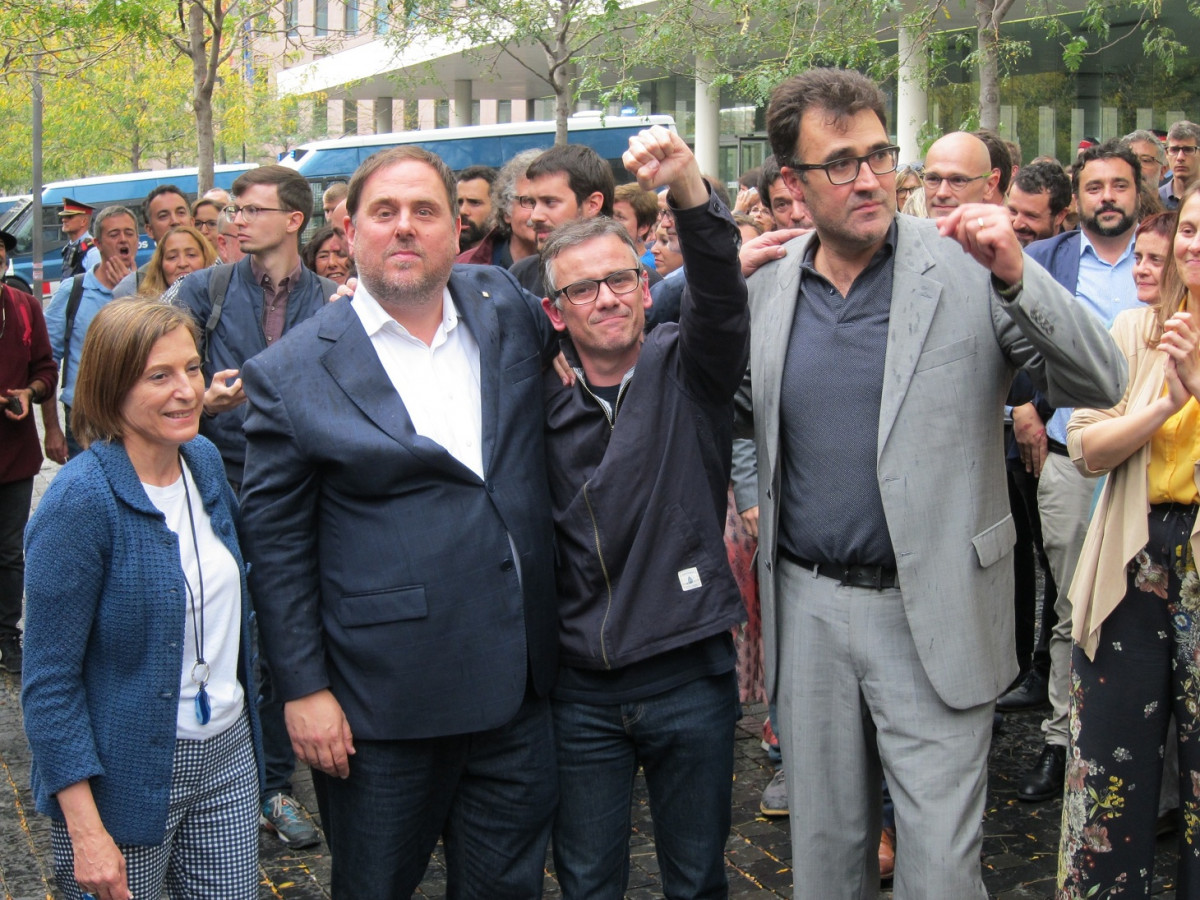 Forcadell, Junqueras, Jové y Salvadó