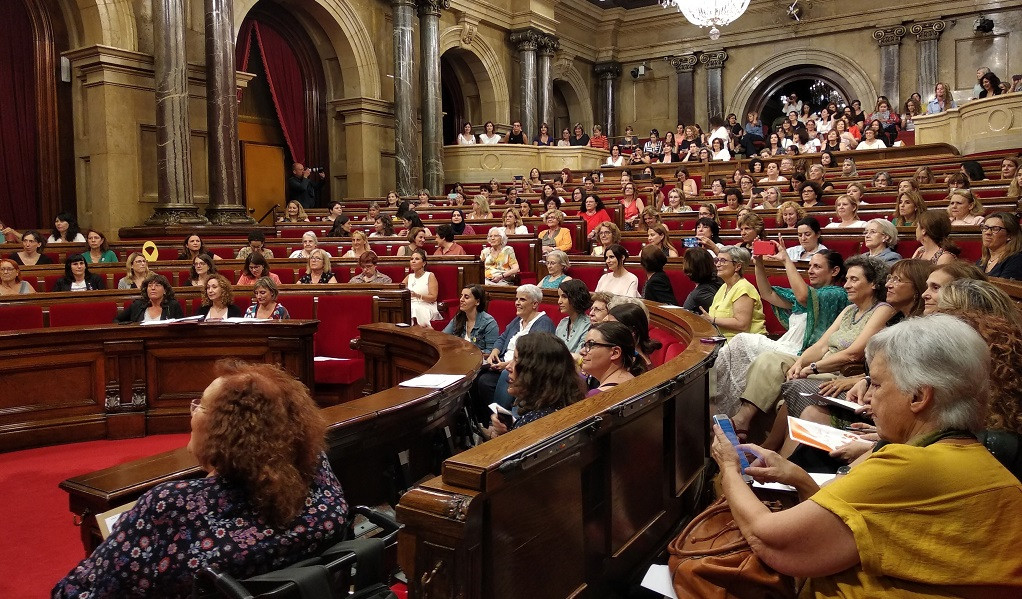 Ple del Parlament de les dones EUROPA PRESS