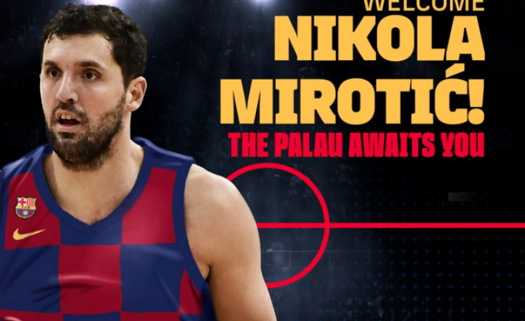 Nikola Mirotic ficha por el FC Barcelona Lassa hasta 2023