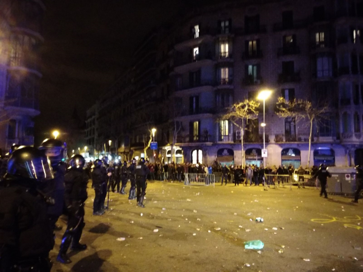 MANIFESTACION INCIDENTES DELEGACION GOBIERNO BARCELONA
