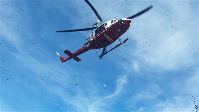 Helicoptero rescate protección civil