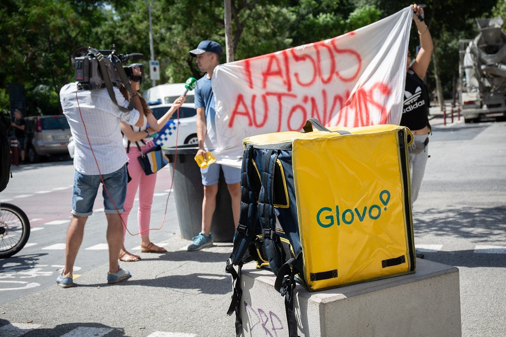 Glovo protesta