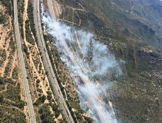 Incendio vandellos2