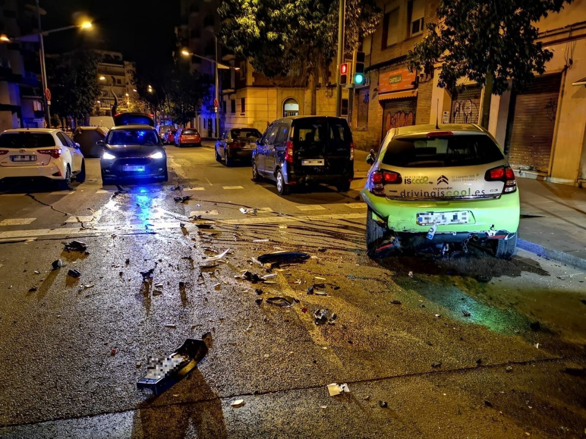 Atropello de una mujer en Nou Barris