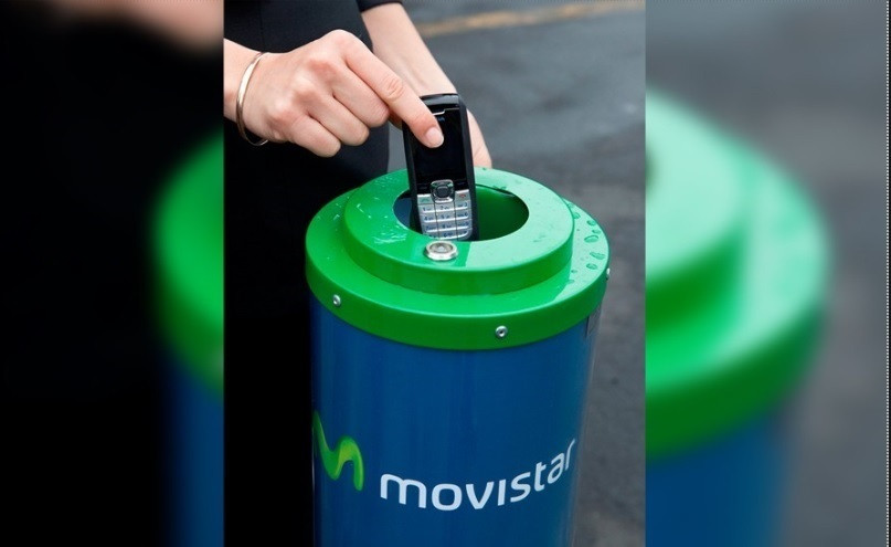 Depósito de reciclaje de Telefónica