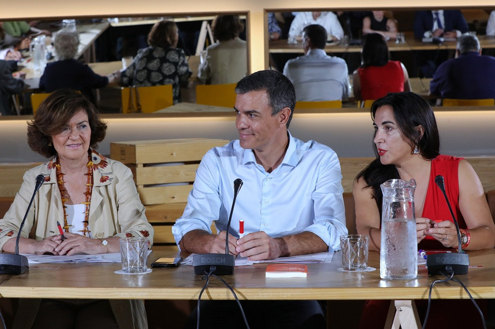 Pedro Su00e1nchez se reu00fane con colectivos sociales