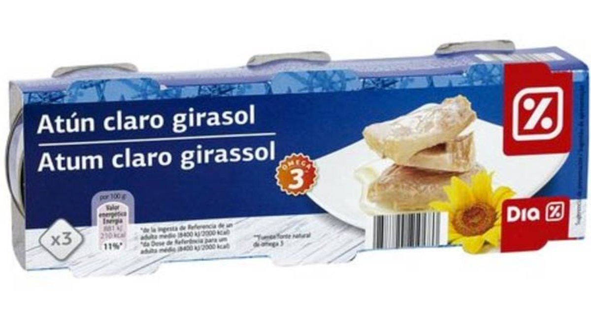 Atún en aceite de girasol Dia