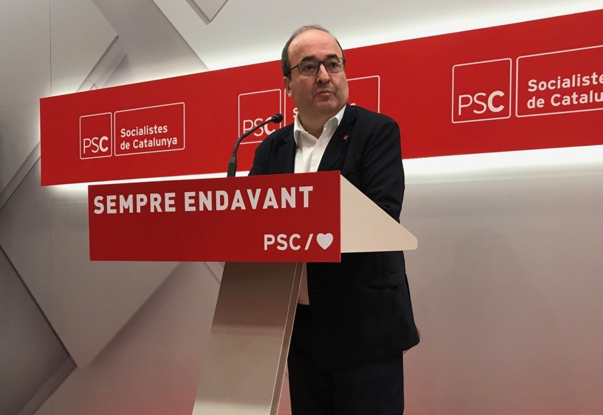 Miquel Iceta (PSC) valora las elecciones