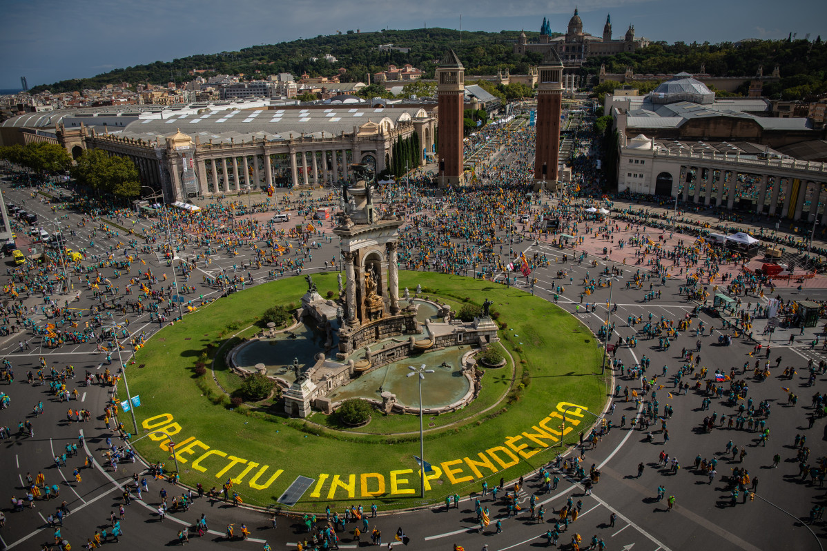 Plaza de Espau00f1a Diada 2019