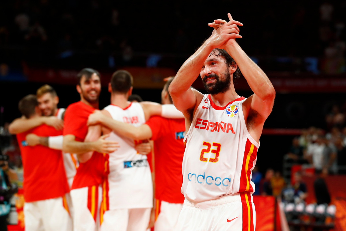 Espau00f1a contra Argentina Mundial de Baloncesto 3