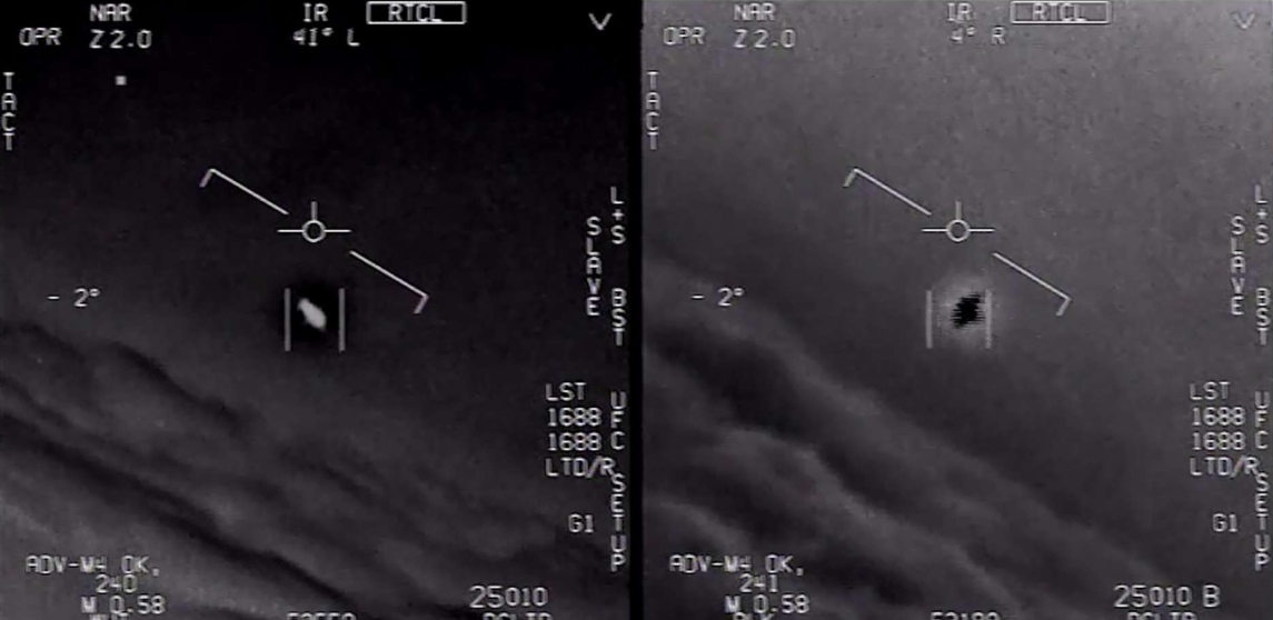 Fenu00f3menos au00e9reos no identificados captados por pilotos de caza americanos en enero de 2015,