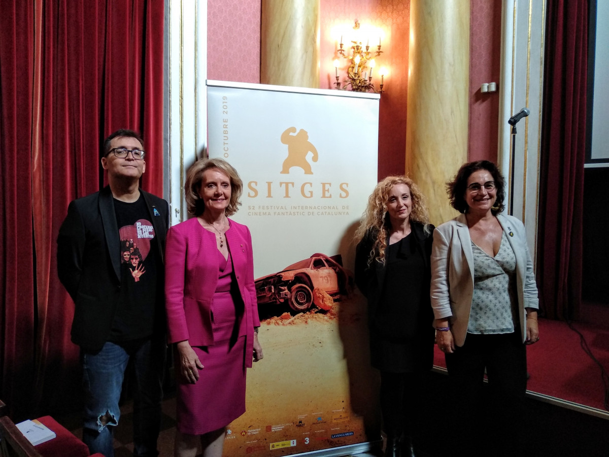 Ángel Sala, Mariàngela Vilallonga, Mònica García y Aurora Carbonell