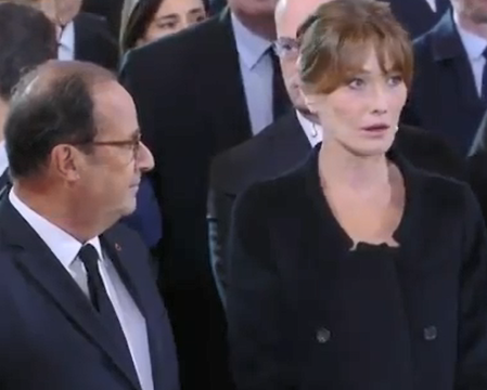 Carla Bruni y Françoise Hollande