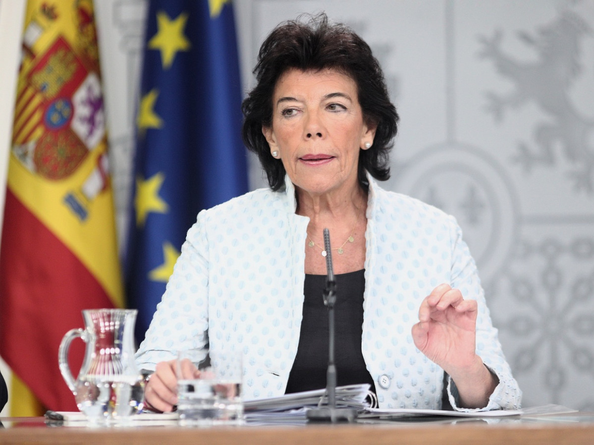 Ministra de Educación, Isabel Celaá (octubre 2019)